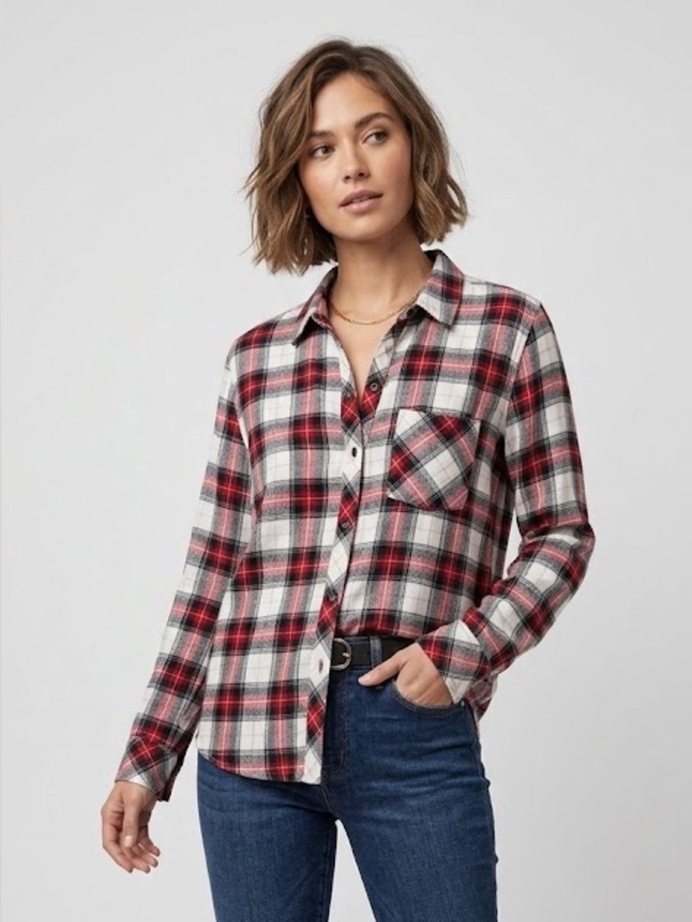 Rails Red and Black Hunter Shirt | Size Large